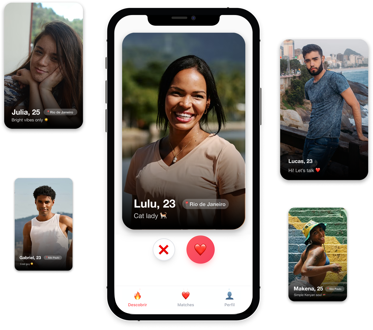 Capturas de Tela do App LalaFlirt